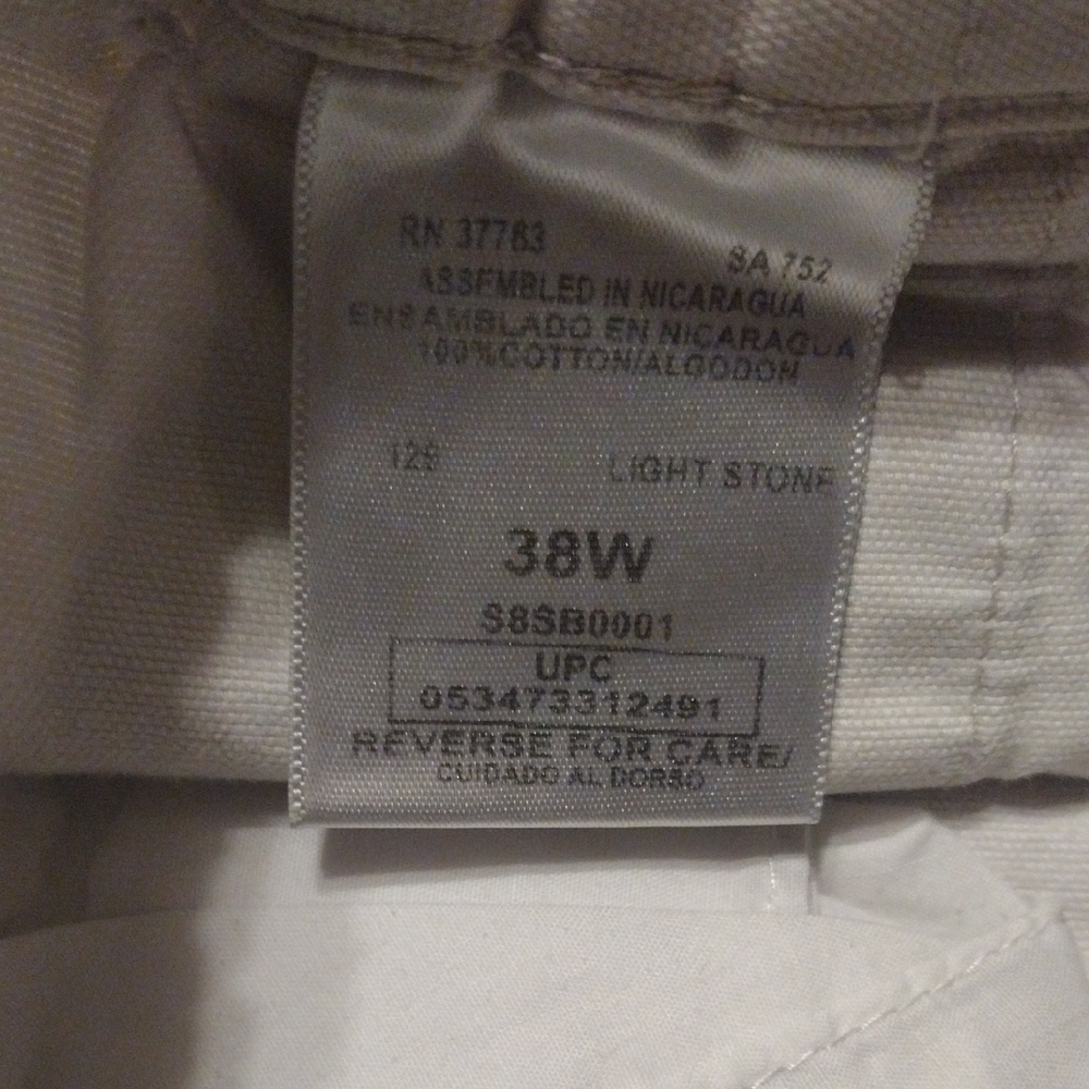 Men's White Cargo Shorts - Picture 3 of 8